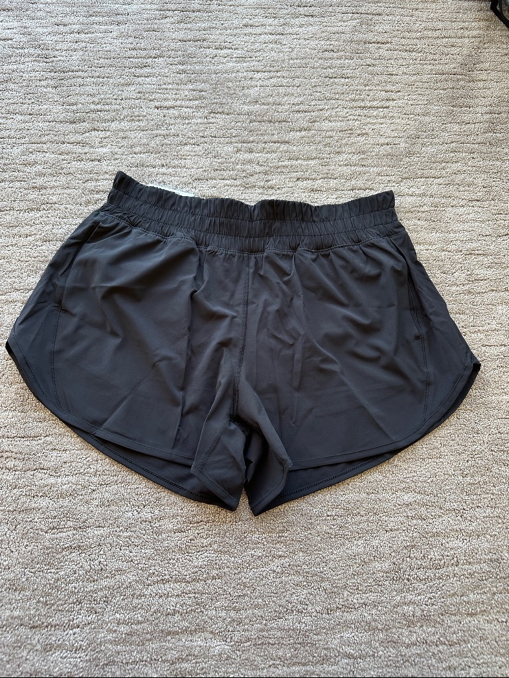 Members Mark  Women's Black Athletic Running Shorts with Elastic Waistband